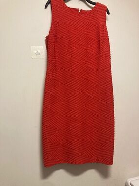 TOMMY HILFIGER/Sleeveless red ladies dress